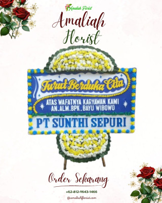 Papan Bunga Duka di Keagungan